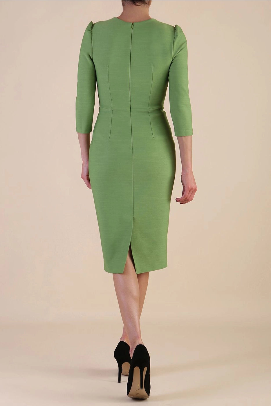 Women' Business Aurelia Dress - Citrus Green NORA GARDNER | OFFICIAL STORE for work and office