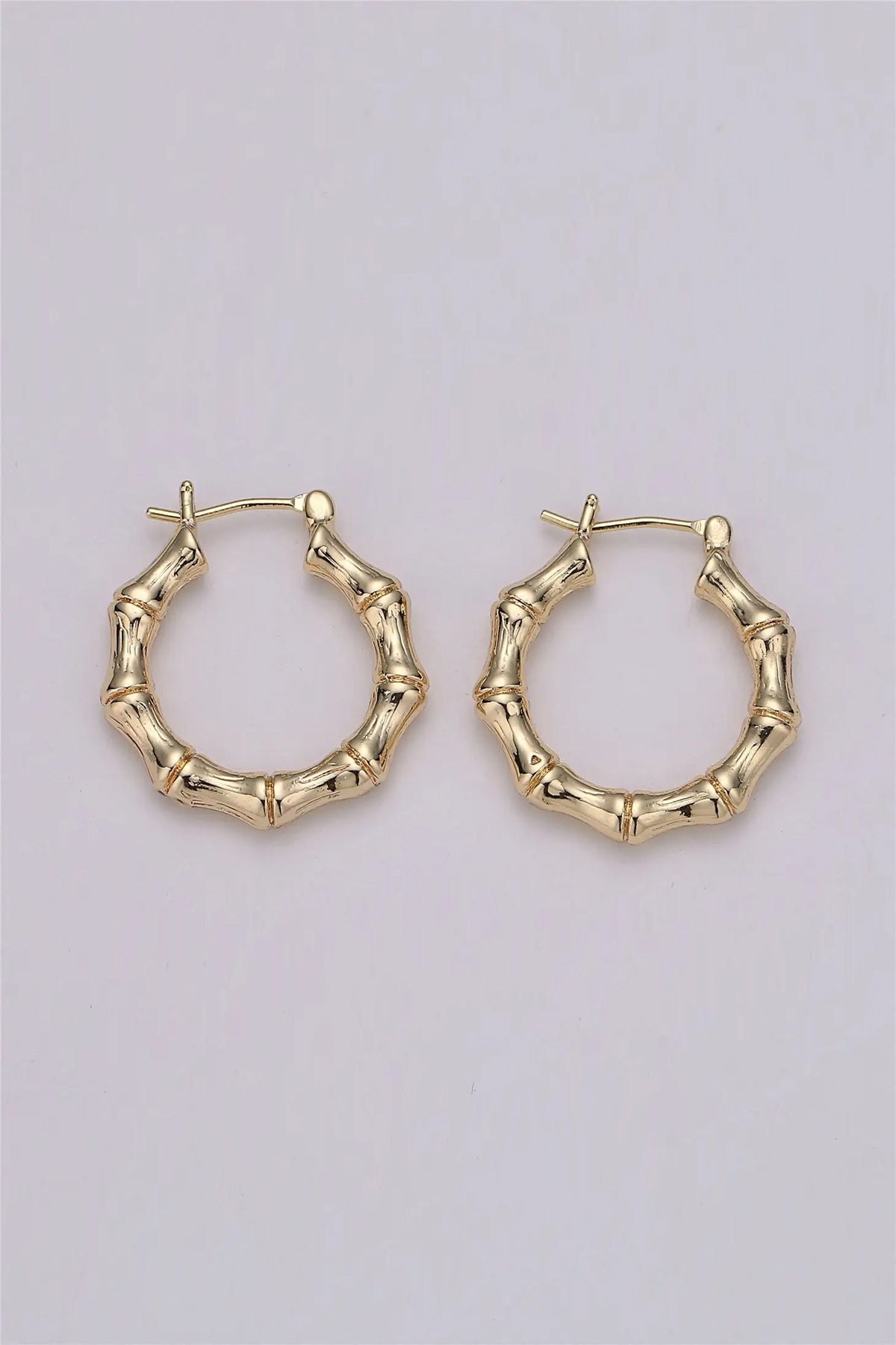 Women' Business Bamboo Earrings - Gold NORA GARDNER | OFFICIAL STORE for work and office