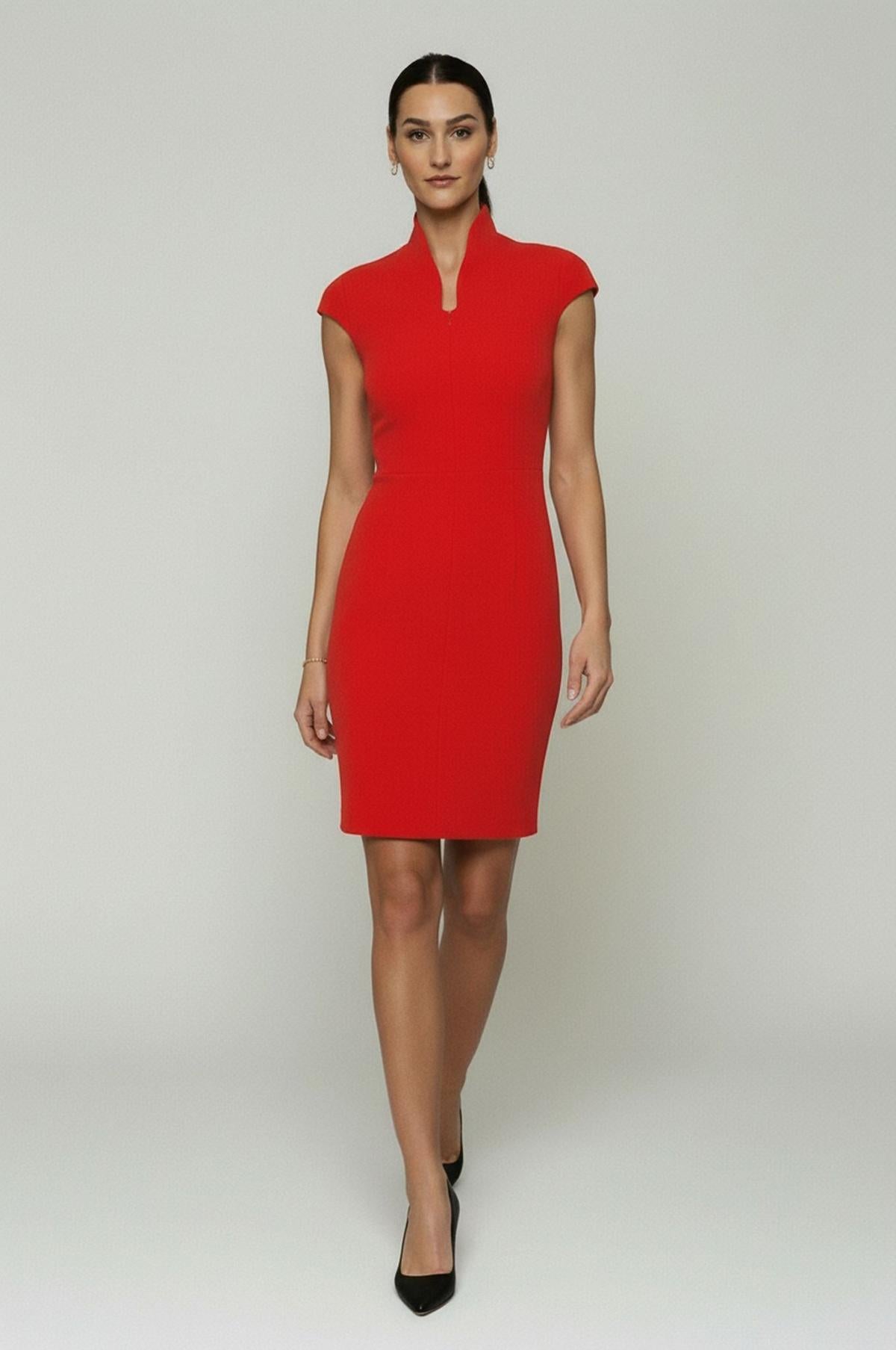 Evelyn Dress | Power Red | Office & TV Wear for Women | Nora Gardner Red / 8 Evelyn Dress | Power Red | Office & TV Wear for Women | Nora Gardner Red / 8