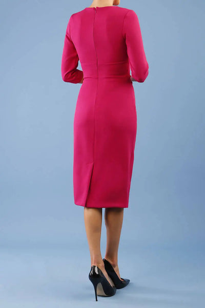 Women' Business Ubrique Dress - Raspberry Pink NORA GARDNER | OFFICIAL STORE for work and office