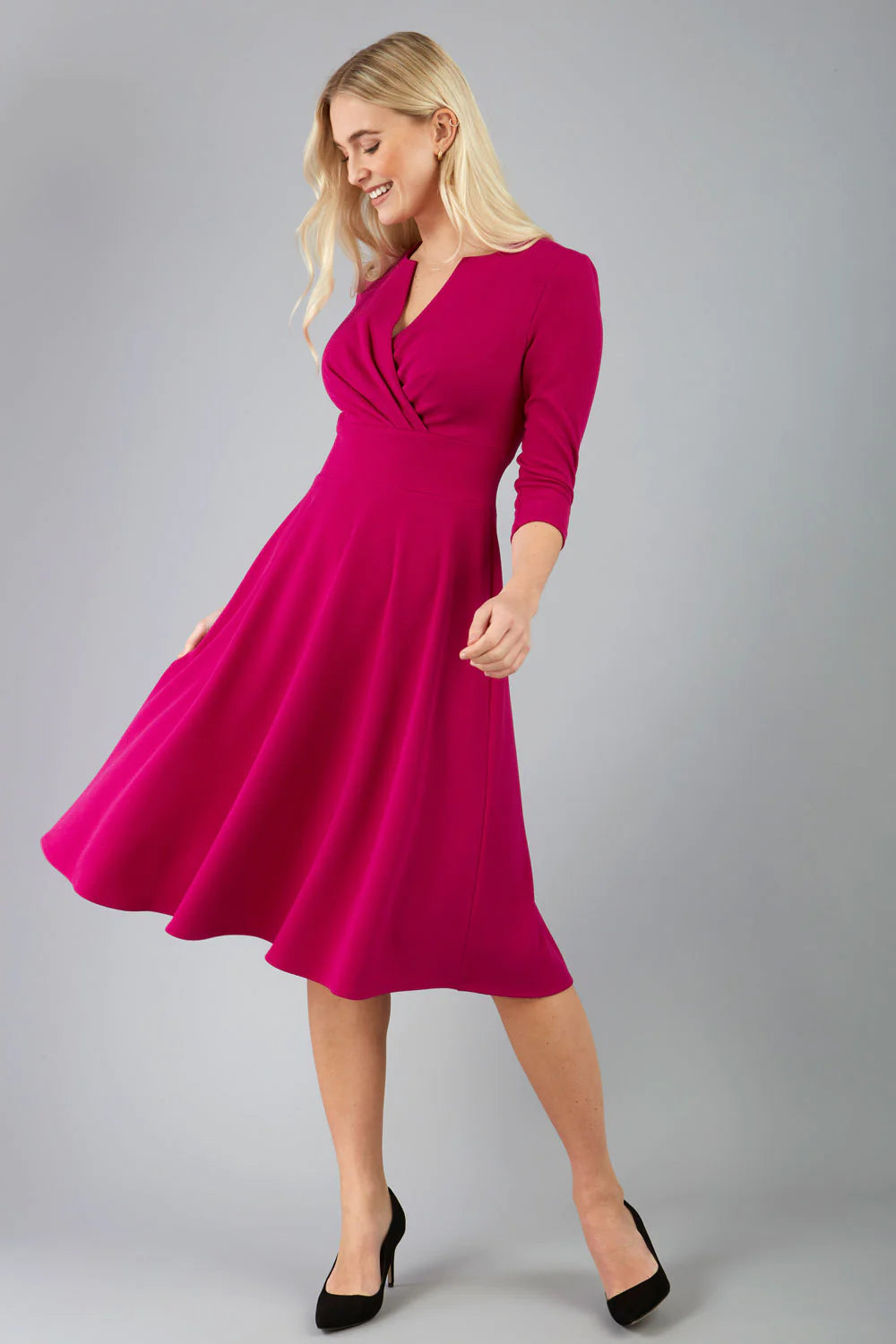 Women' Business January Dress - Magenta NORA GARDNER | OFFICIAL STORE for work and office