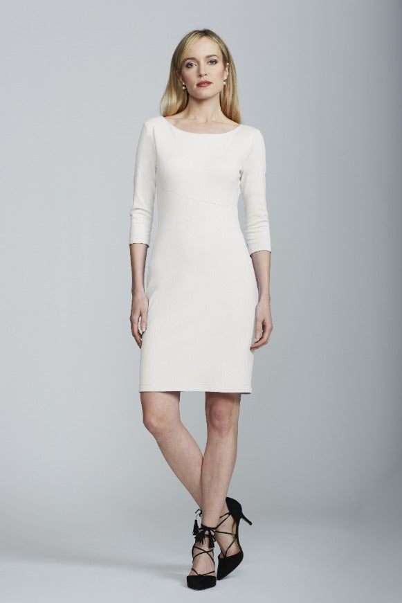 Women' Business Lydia Dress - Cream NORA GARDNER | OFFICIAL STORE for work and office