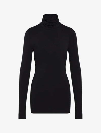 Women' Business Butter Long Sleeve Turtleneck - Black NORA GARDNER | OFFICIAL STORE for work and office