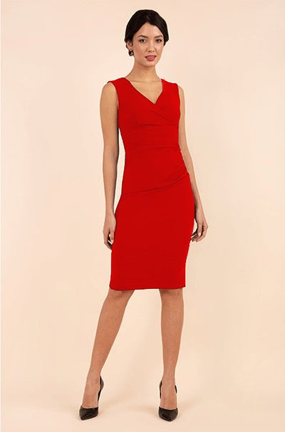 Women' Business Cynthia Dress - Red NORA GARDNER | OFFICIAL STORE for work and office