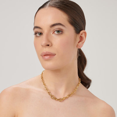 Women' Business Amy Choker Necklace - Gold NORA GARDNER | OFFICIAL STORE for work and office