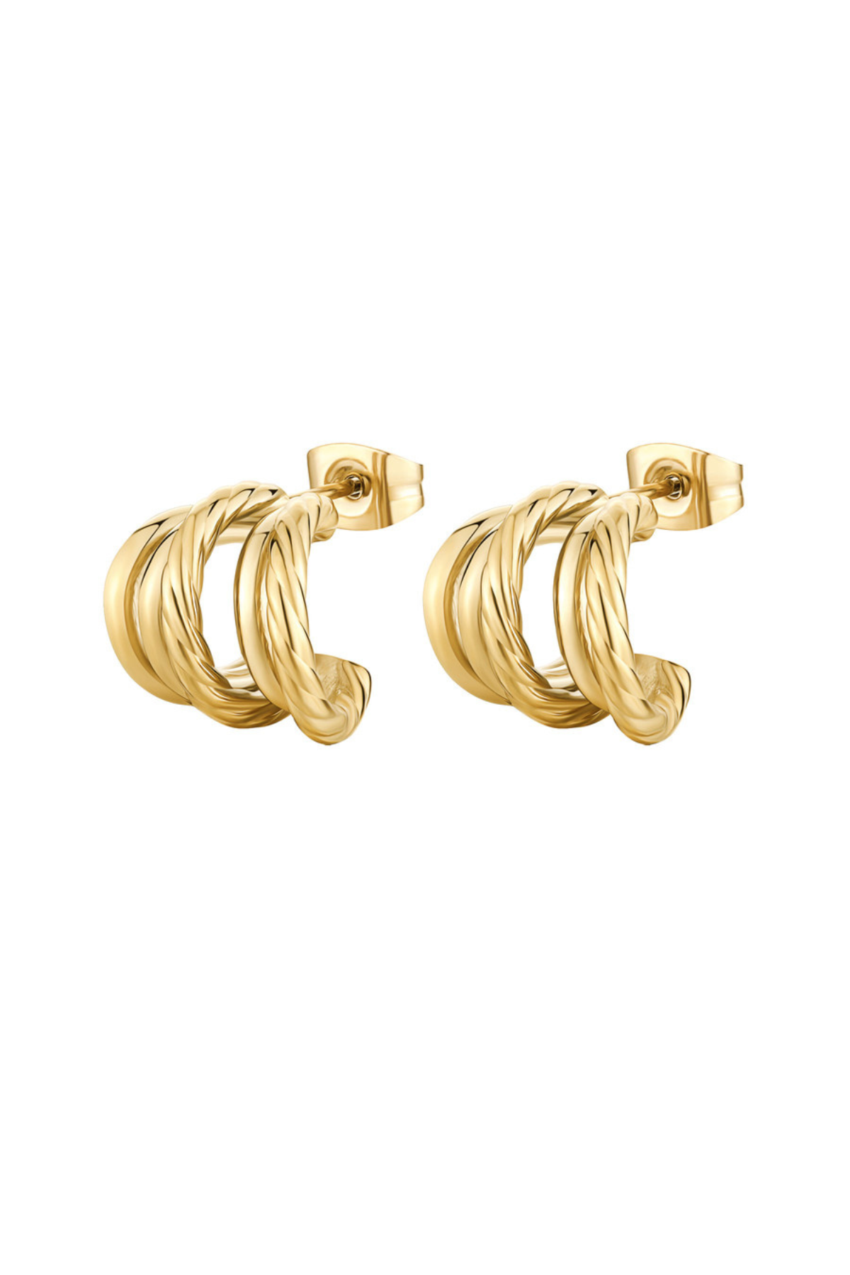 Women' Business Amy Earrings - Gold NORA GARDNER | OFFICIAL STORE for work and office