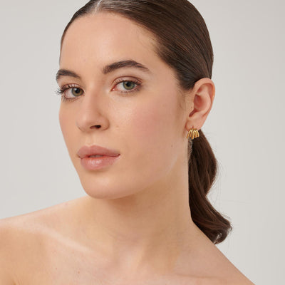 Women' Business Amy Earrings - Gold NORA GARDNER | OFFICIAL STORE for work and office