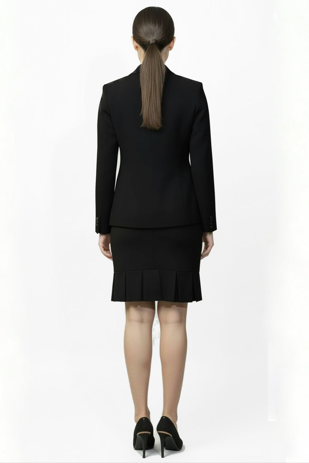 leather flare dress Long Vegan - METD0182 Colors:Green main image 0