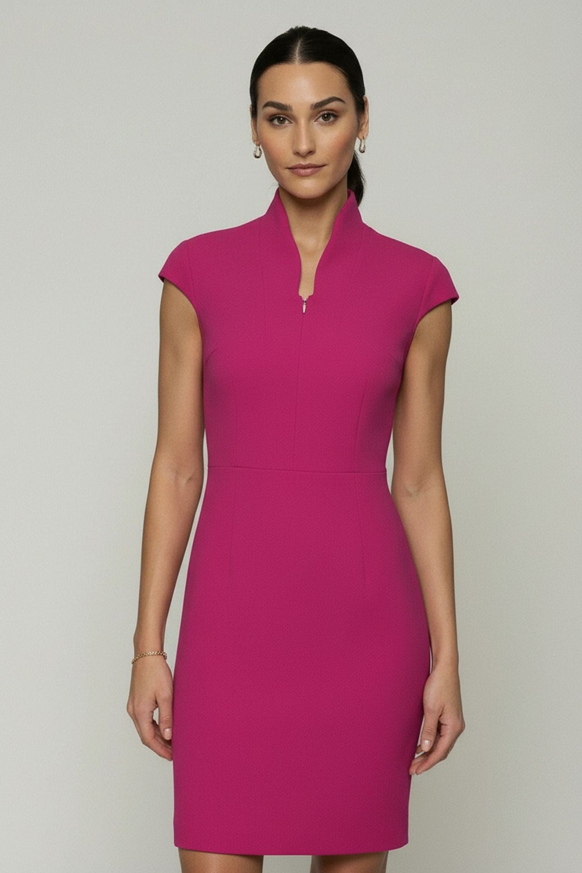 Evelyn Dress | Magenta