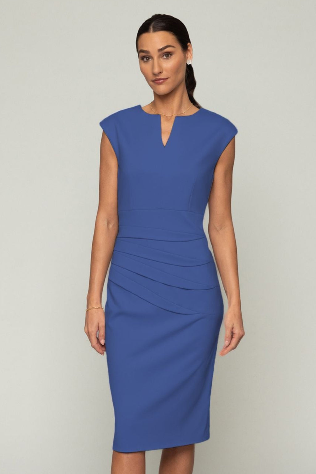 Juniper Dress | Blue | TV News Anchor Attire