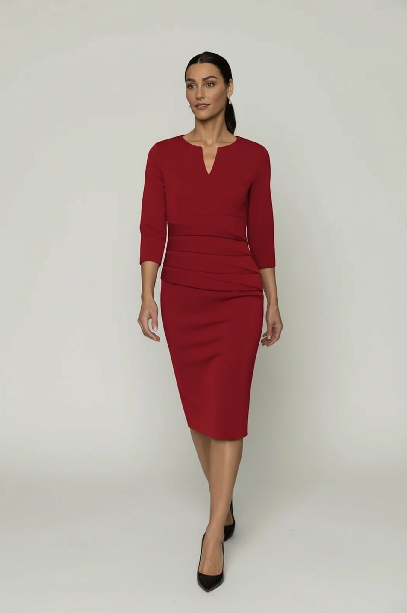 Laurel Dress In Venetian Red | Women's Office Dress