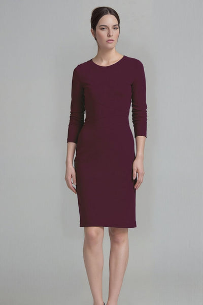Women' Business Lydia Dress - Merlot NORA GARDNER | OFFICIAL STORE for work and office