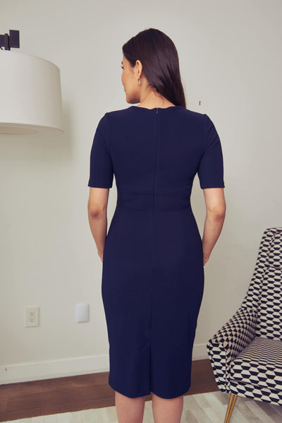Women' Business Sadie Dress - Navy NORA GARDNER | OFFICIAL STORE for work and office