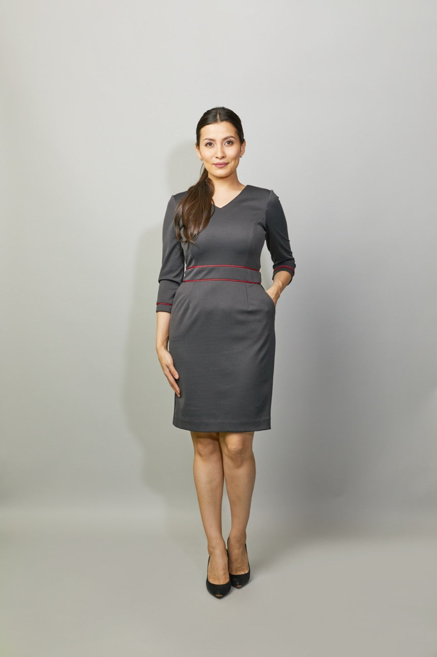 Women' Business Sherry Dress - Charcoal NORA GARDNER | OFFICIAL STORE for work and office
