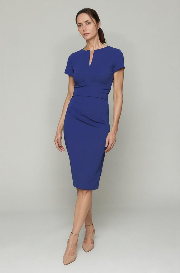 Donna Dress in Blue | Knee-Length