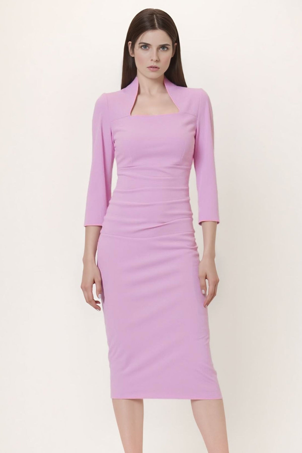 Women's Plaza Dress | Sheer Lilac | Nora Gardner