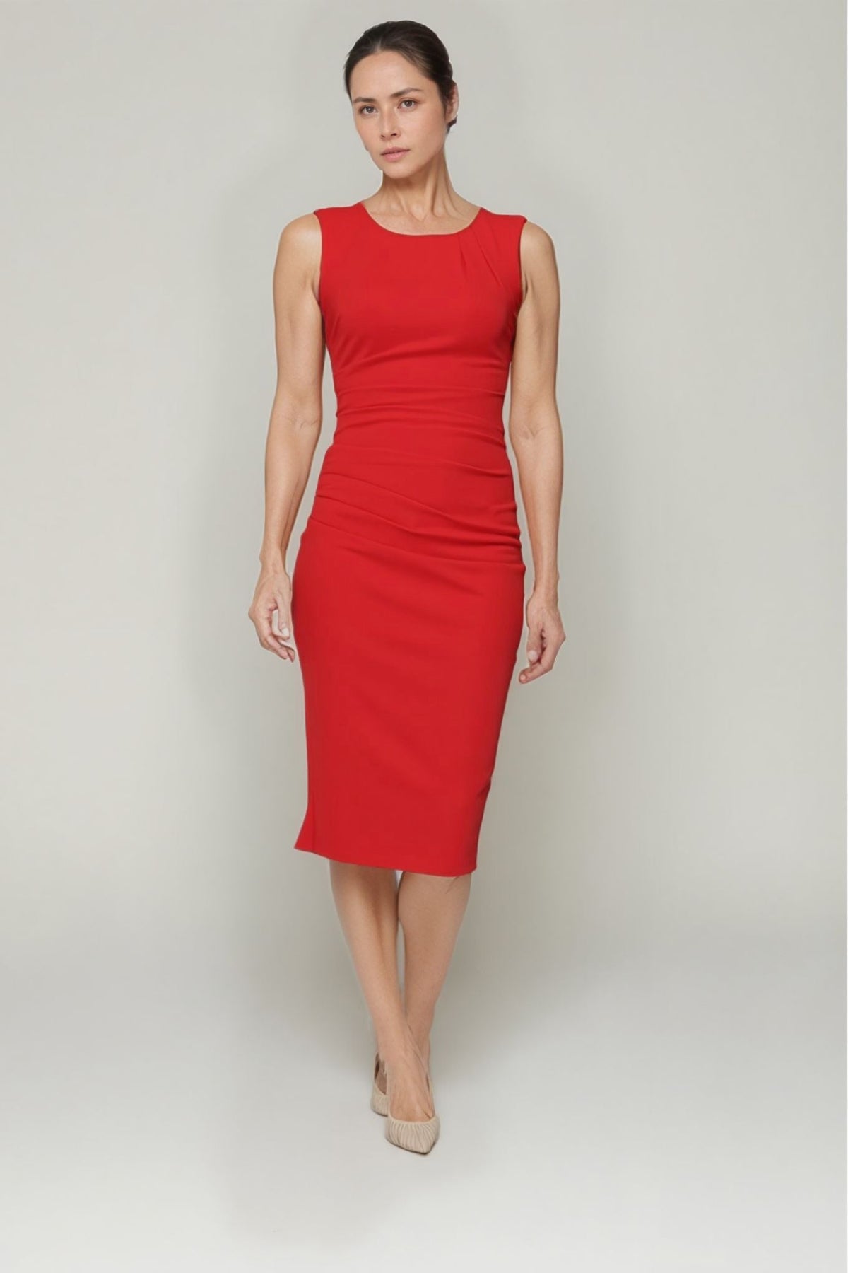 Women' Business Primula Dress - Electric Red NORA GARDNER | OFFICIAL STORE for work and office