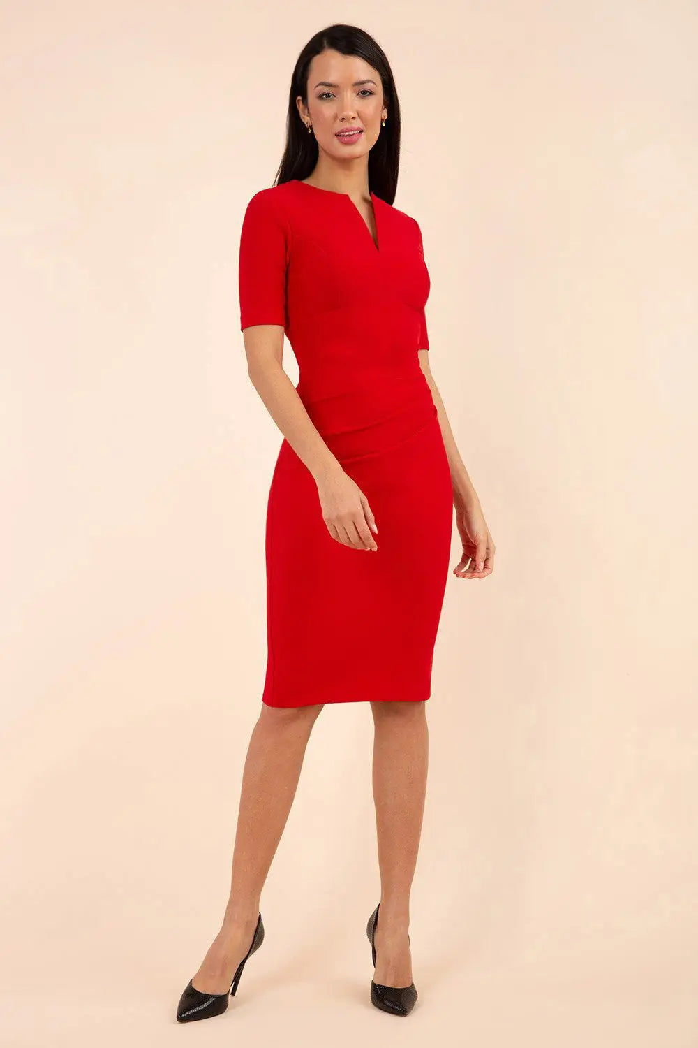 Women' Business Sadie Dress - True Red NORA GARDNER | OFFICIAL STORE for work and office