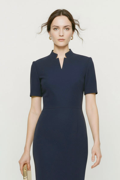 Sarah Dress | Navy | Ladies Office Wear