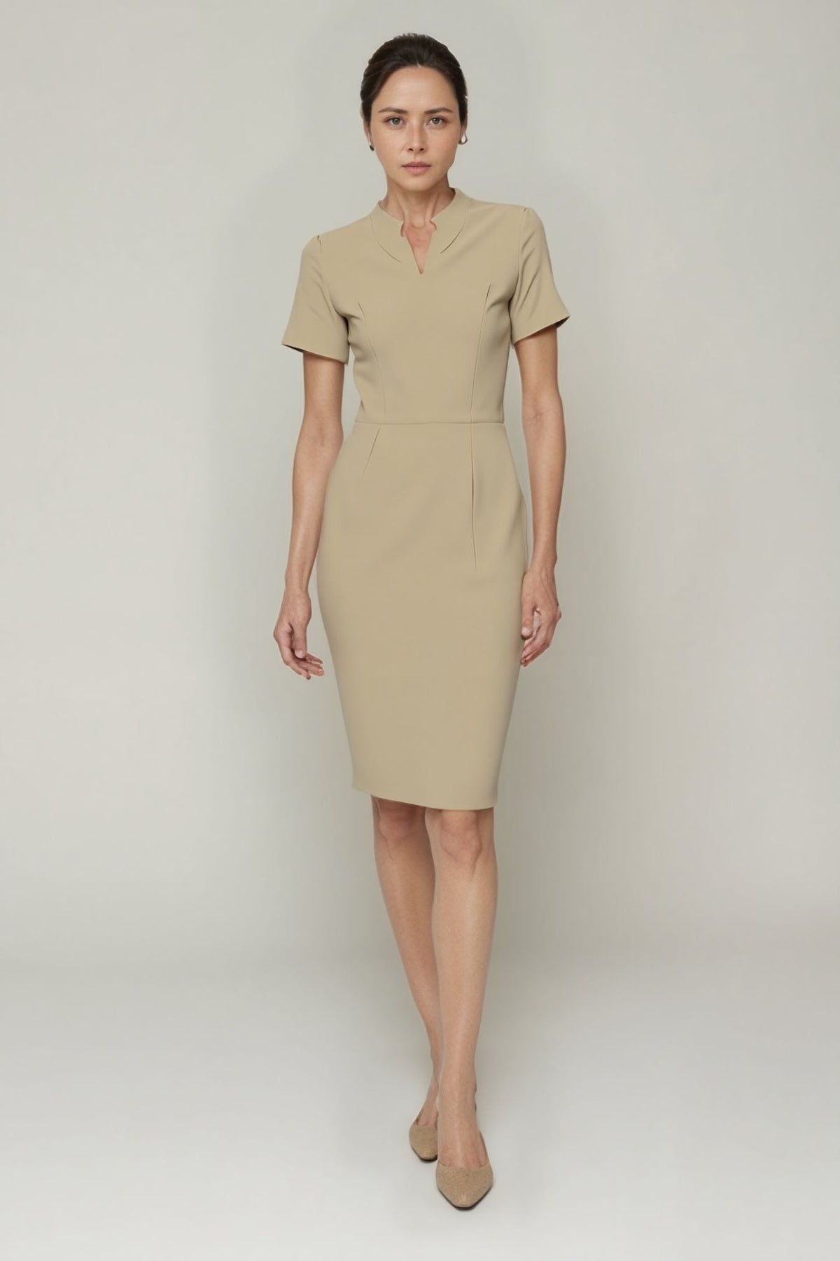 dress lady office work Sarah | Putty | Women's & TV Wear Color:Cloud 2 US / 36 Tops ranking To Wear With A