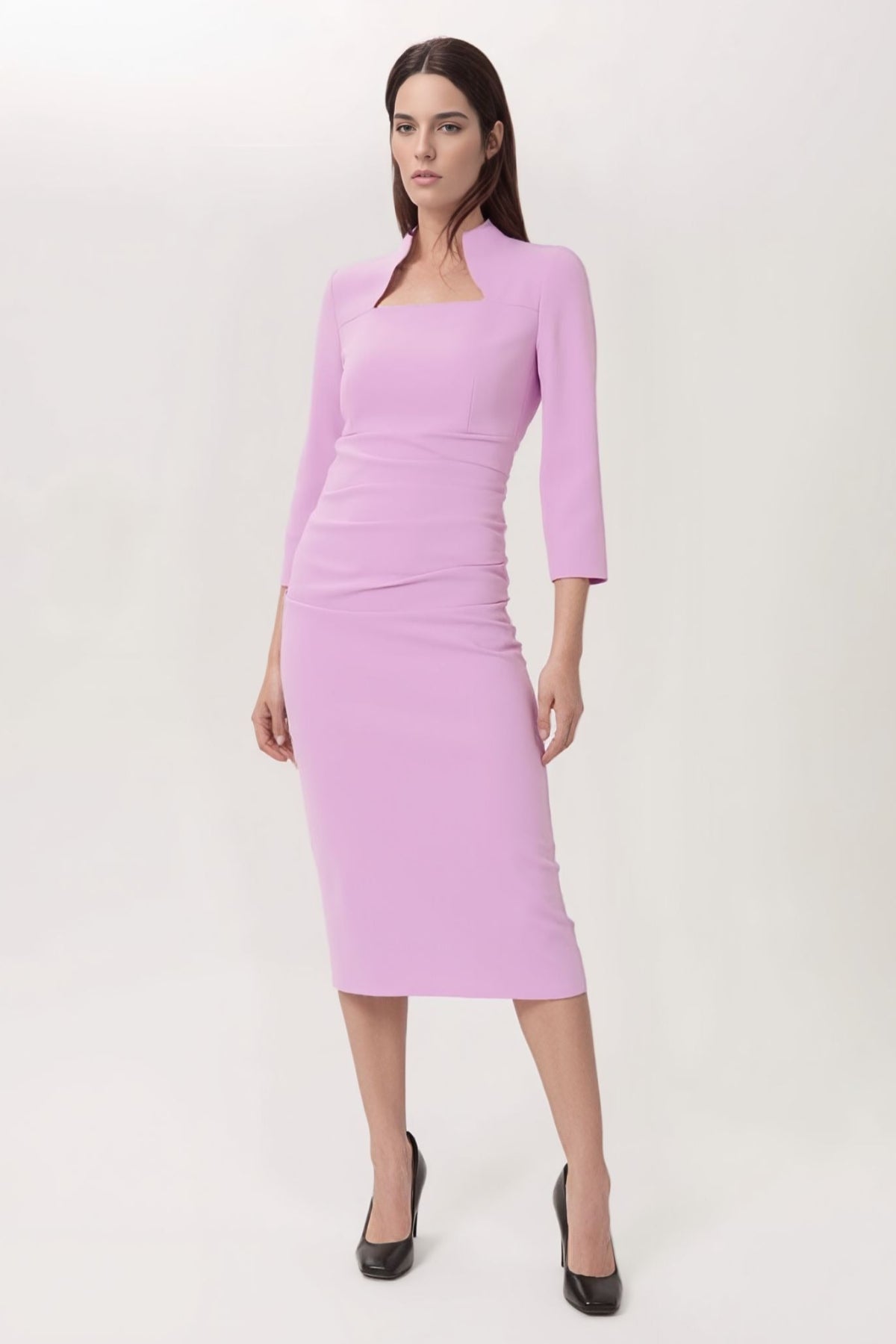 Women' Business Plaza Dress - Sheer Lilac NORA GARDNER | OFFICIAL STORE for work and office
