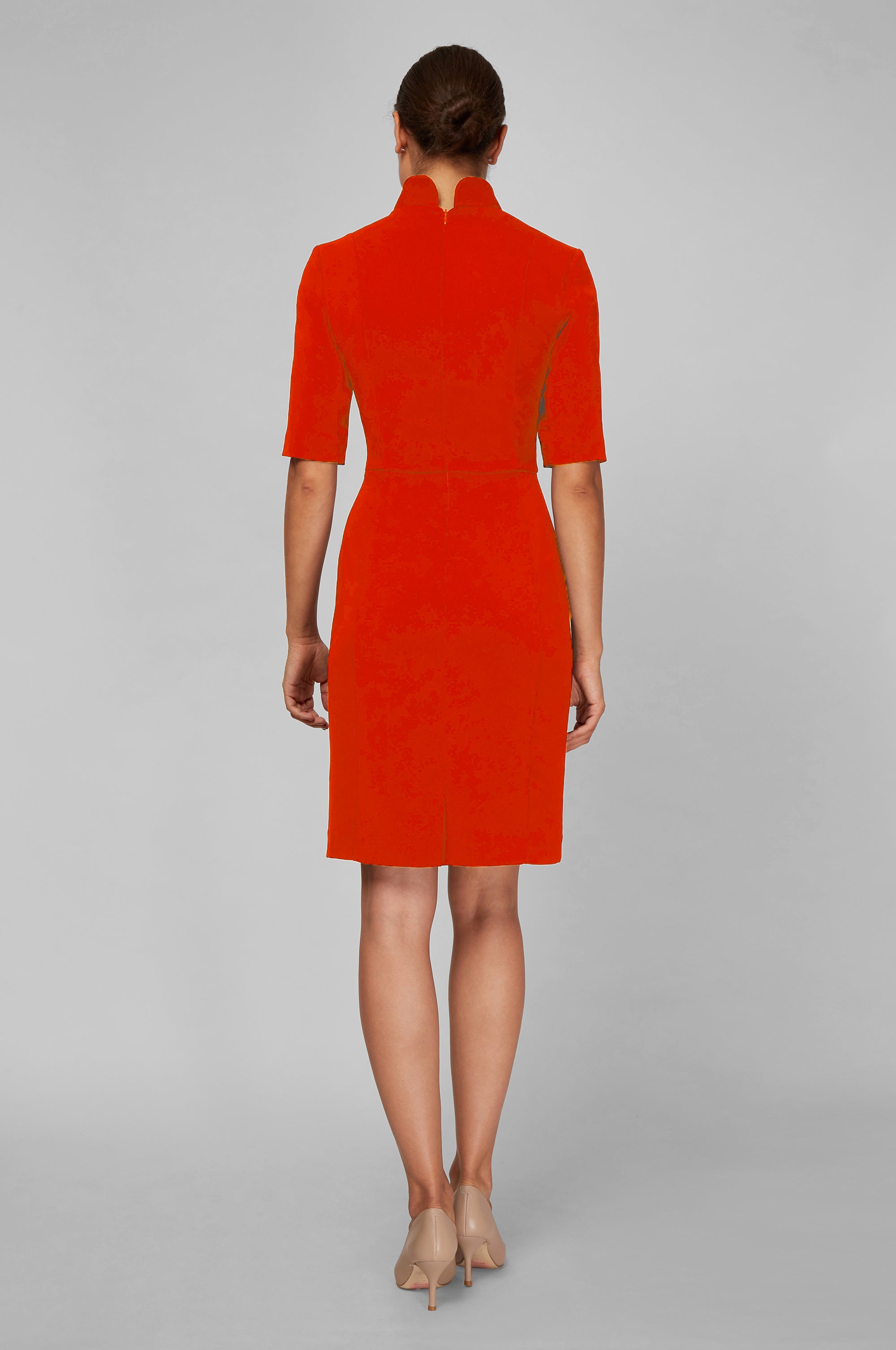 Women' Business JSX Sleeved Evelyn Dress - Power Red NORA GARDNER | OFFICIAL STORE for work and office