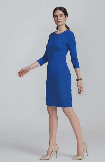 Women' Business Lydia Dress - Royal Blue NORA GARDNER | OFFICIAL STORE for work and office