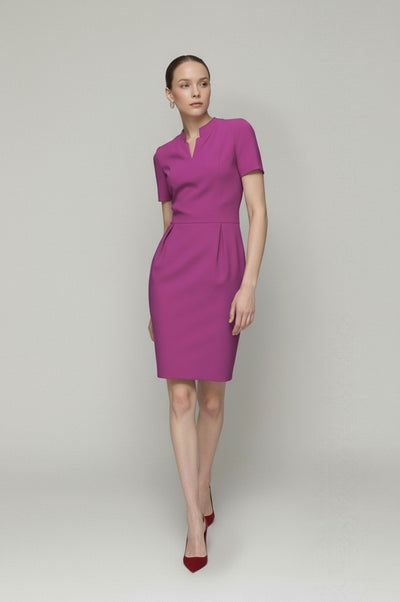 Sarah Dress - Magenta