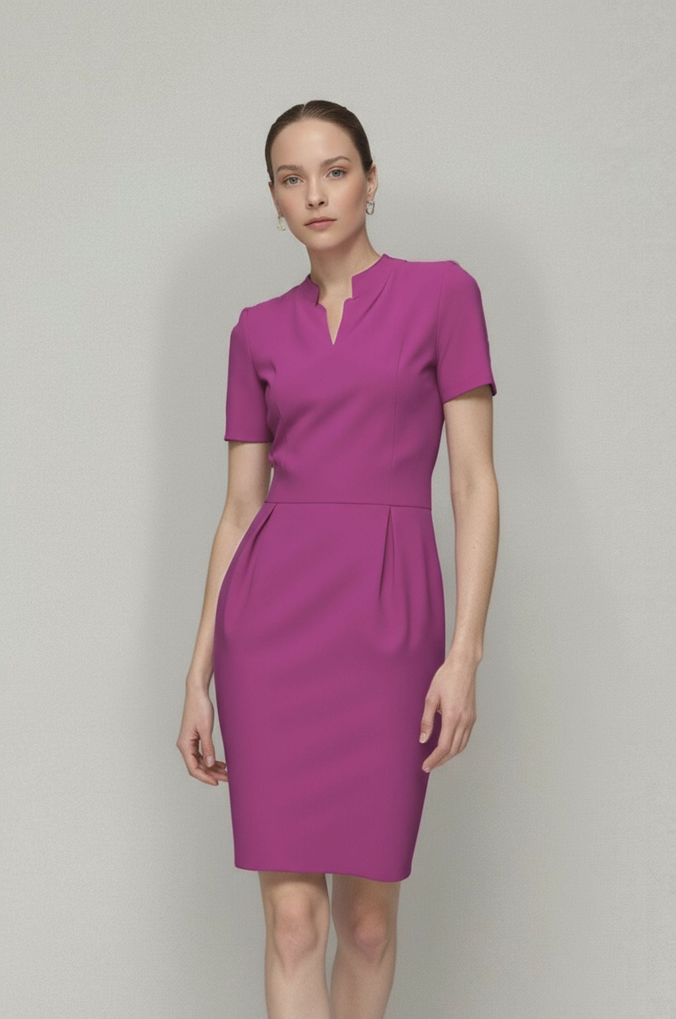 Sarah Dress - Magenta