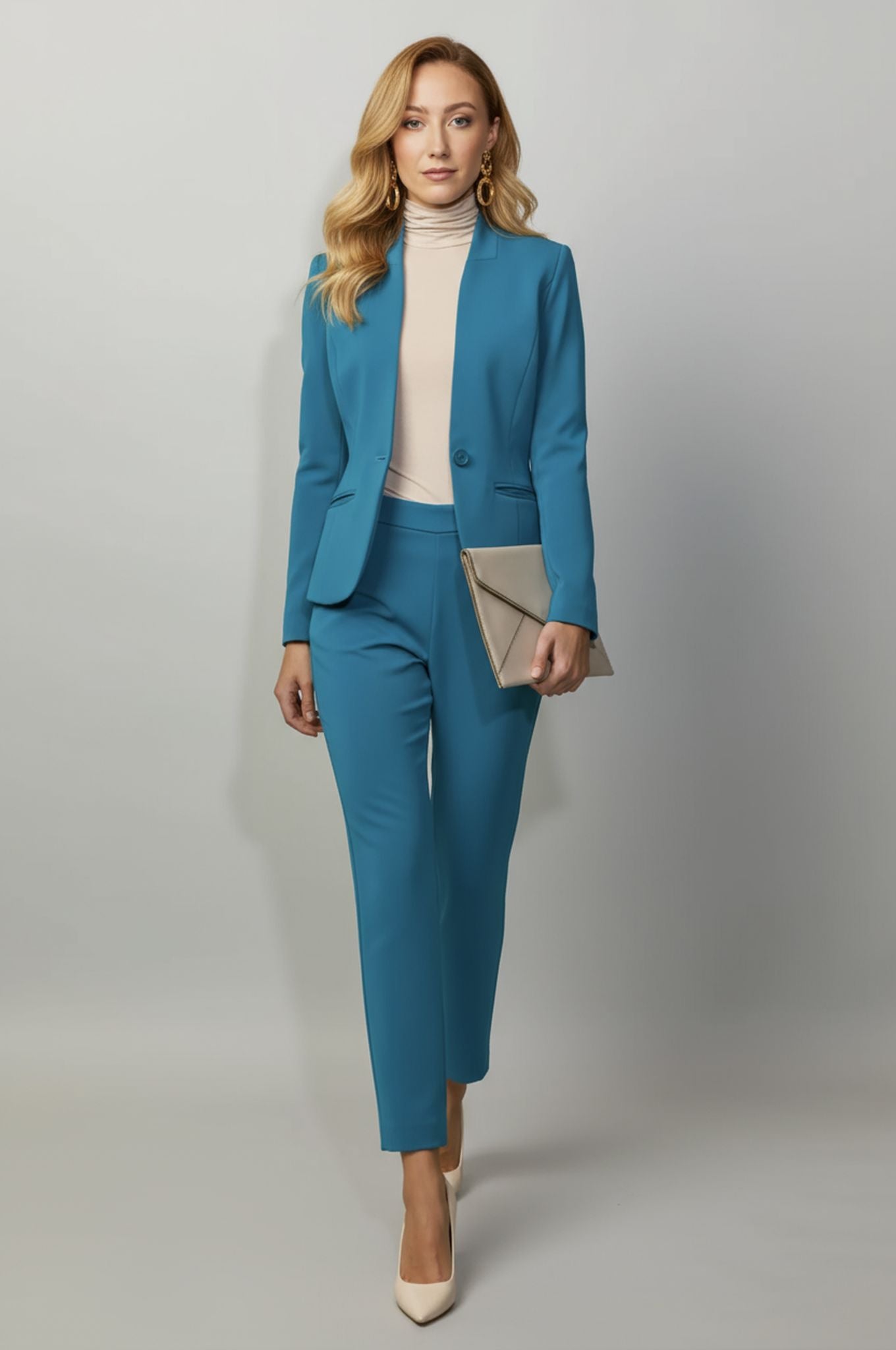Cecilia Pant - Teal