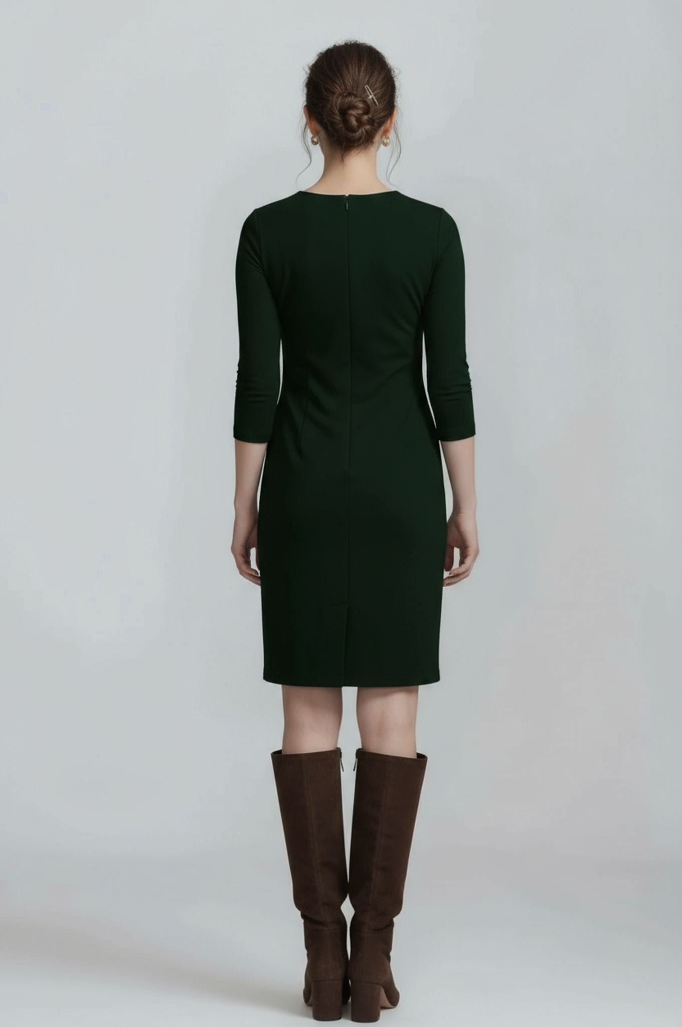Lydia Dress - Forest Green