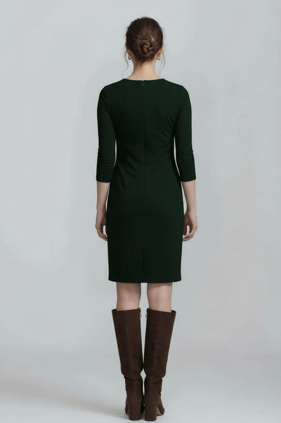 Lydia Dress - Forest Green