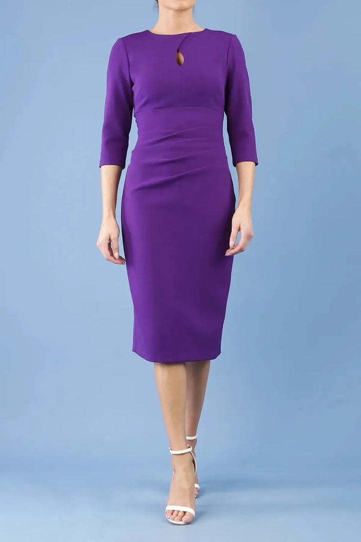 open lace back dress Ubrique Dress in Deep Purple | Women's Formal Dress