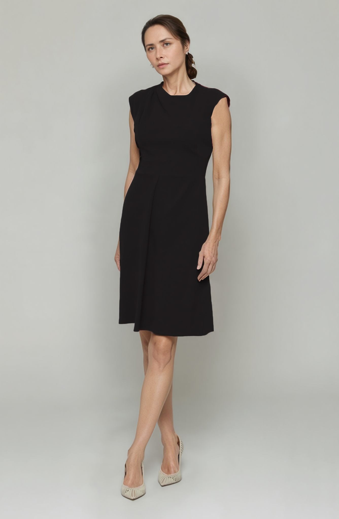 Women' Business Thompson Swing Dress - Black NORA GARDNER | OFFICIAL STORE for work and office