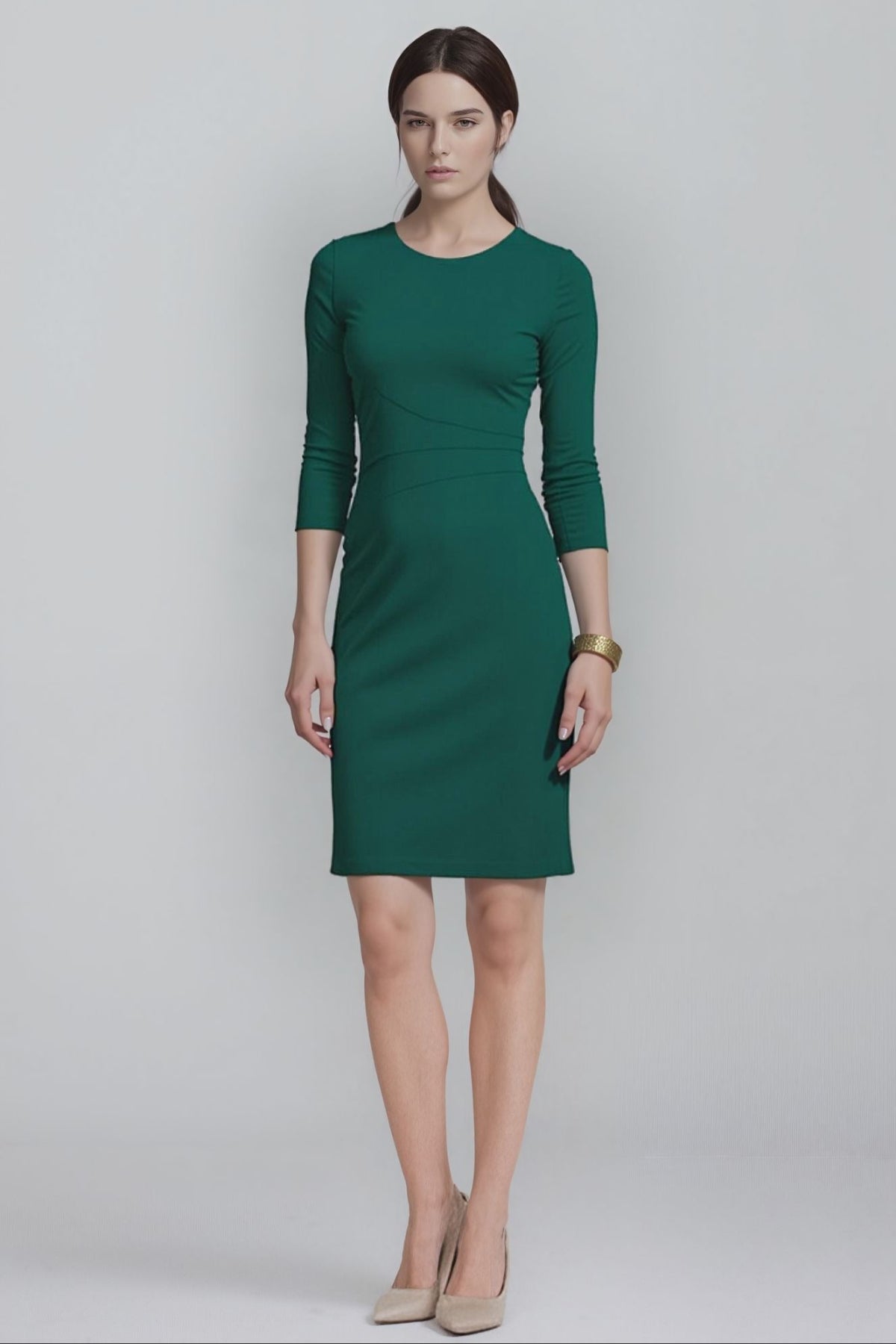 Women' Business Lydia Dress - Forest Green NORA GARDNER | OFFICIAL STORE for work and office