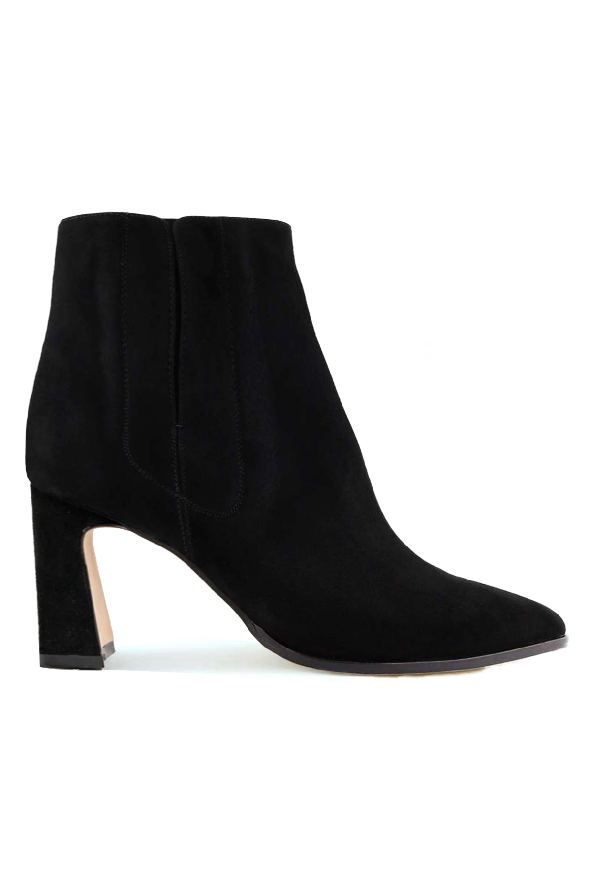 Women' Business Black Suede Bold Block Ankle Boot NORA GARDNER | OFFICIAL STORE for work and office