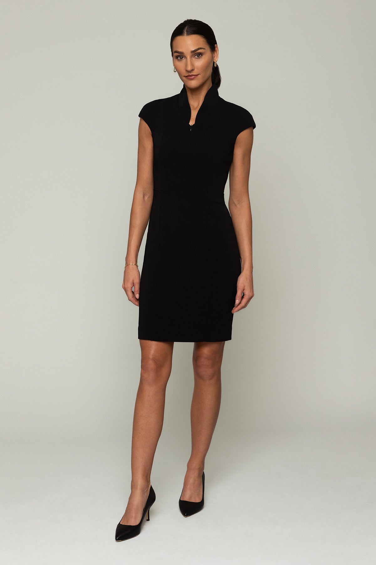 Evelyn Dress | Black | News Anchor Women's Workwear