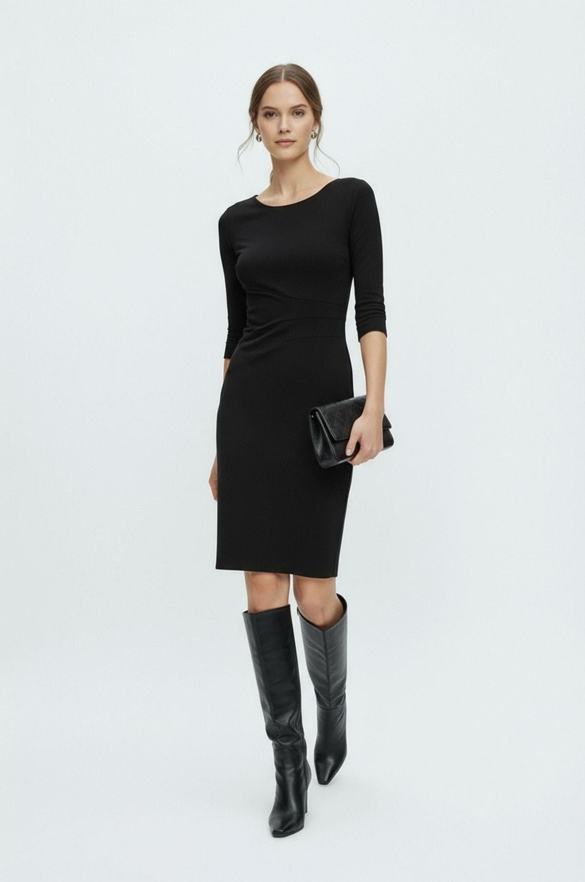 black dress business attire Lydia Dress in Black |Women's Business Attire