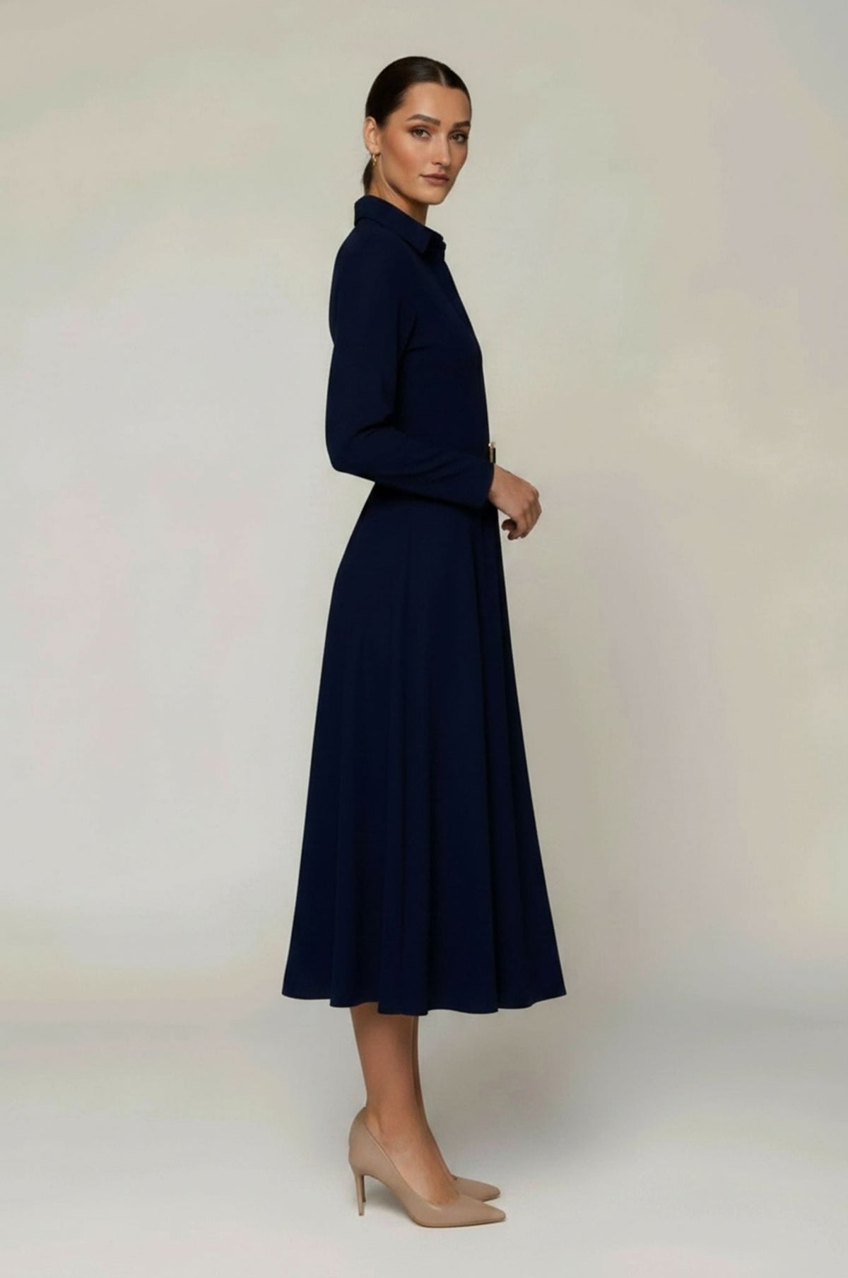 Women' Business Cynthia Dress - Navy NORA GARDNER | OFFICIAL STORE for work and office