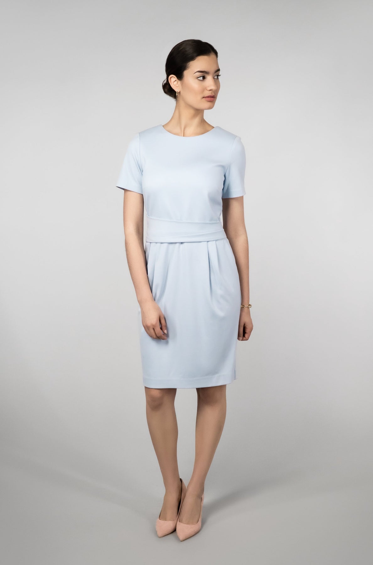 Eloise Dress | Baby Blue | Business Casual Dress