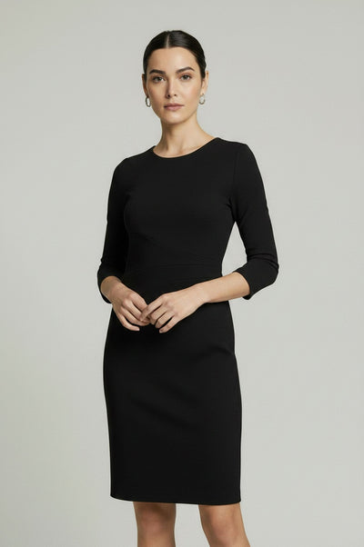 women formal dress for office Lydia in Black |Women's Business Attire not FS post Labor Day