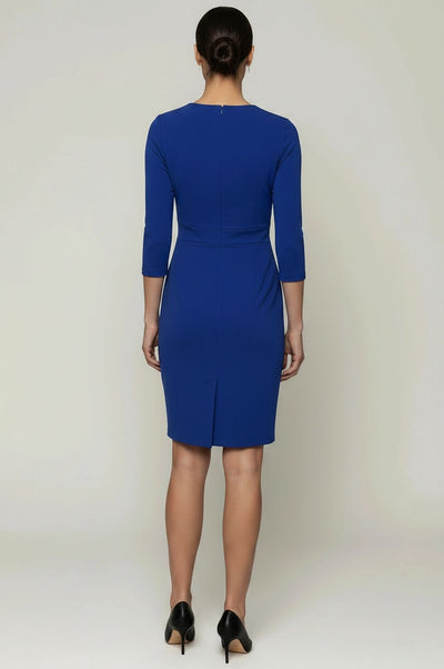 royal blue knee length dress Dresstells Women Elegant A-Line Knee-Length Royalblue Cocktail Dress with Cap Sleeves