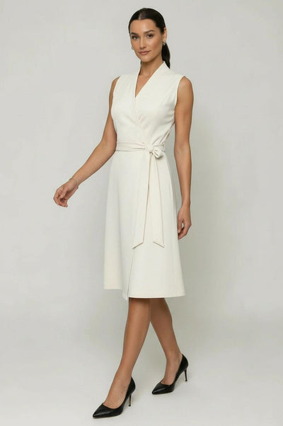 Women' Business Sienna Wrap Dress - White NORA GARDNER | OFFICIAL STORE for work and office