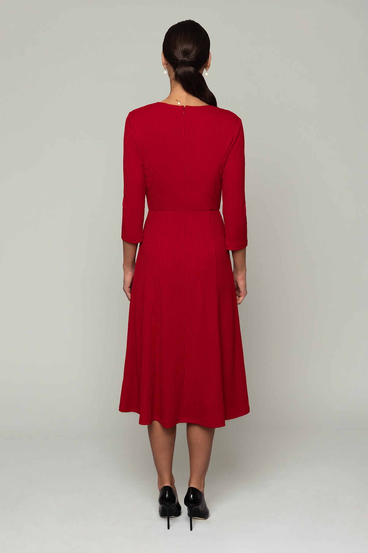 Faith Dress - Bright Red