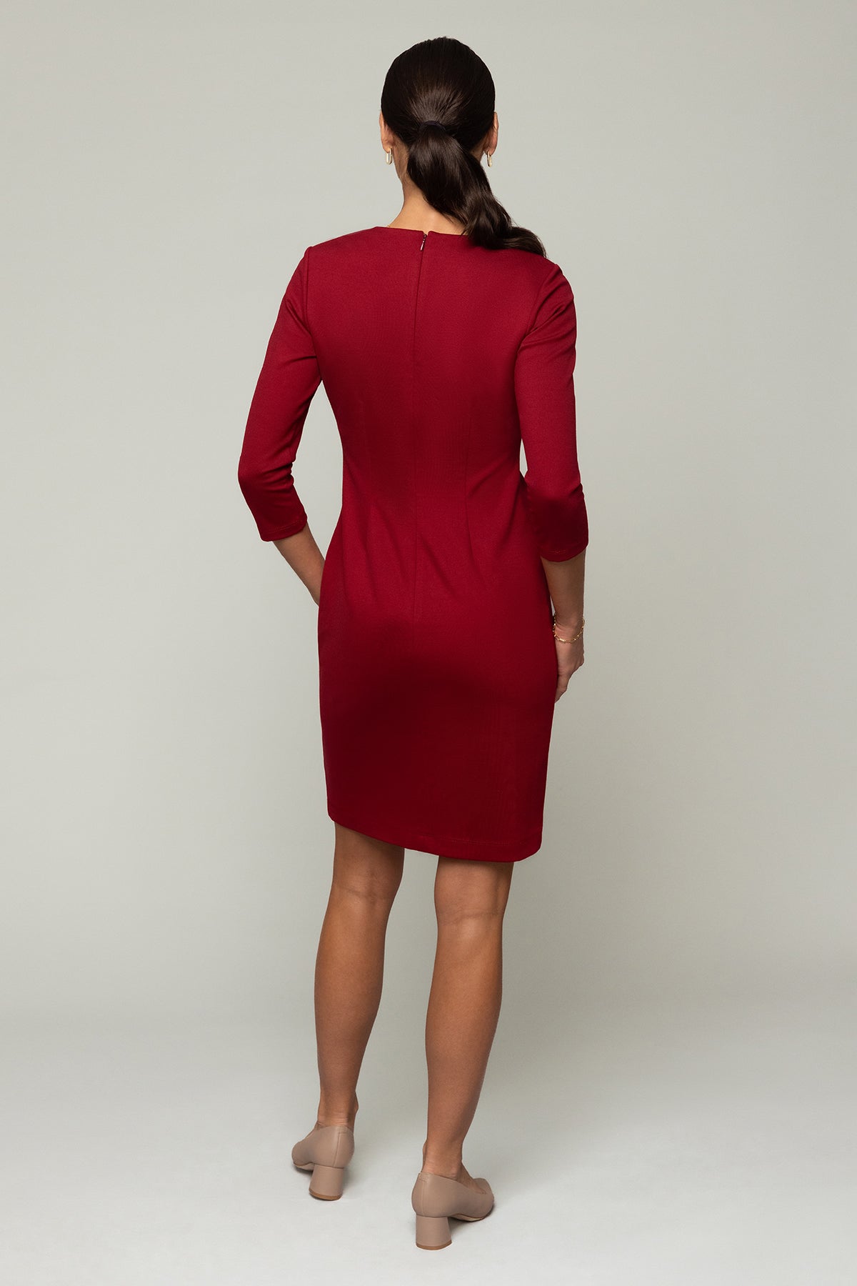 Aria Dress - Ruby