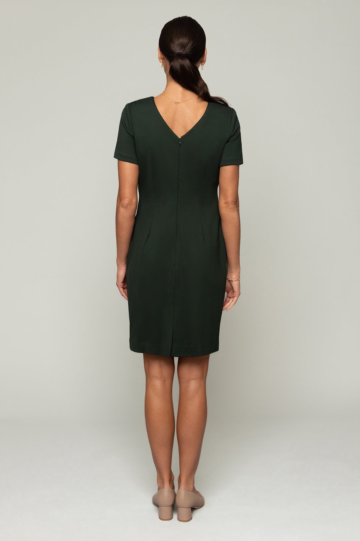 Eloise Dress - Forest Green