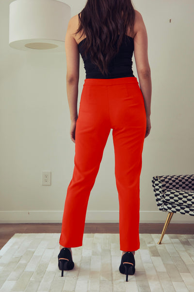 Women' Business Audrey Pant - Power Red NORA GARDNER | OFFICIAL STORE for work and office