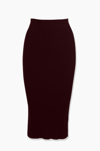 Women' Business Amelia Knit Skirt - Bordeaux NORA GARDNER | OFFICIAL STORE for work and office