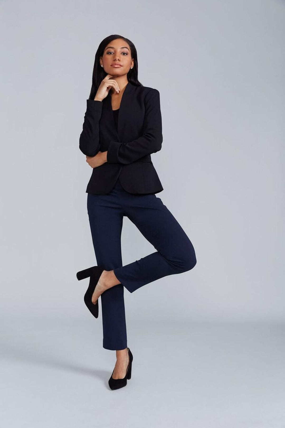 ladies black dress pants Audrey Pant in Navy | Women's Business Attire | High Rise Trousers BSH This product has a Fit:Regular (B-D) Backless Dress, Cami Lounge