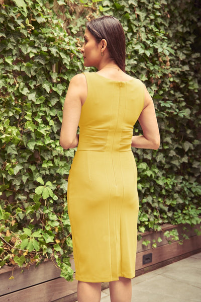 Women' Business Banbury Dress - Mustard Yellow NORA GARDNER | OFFICIAL STORE for work and office